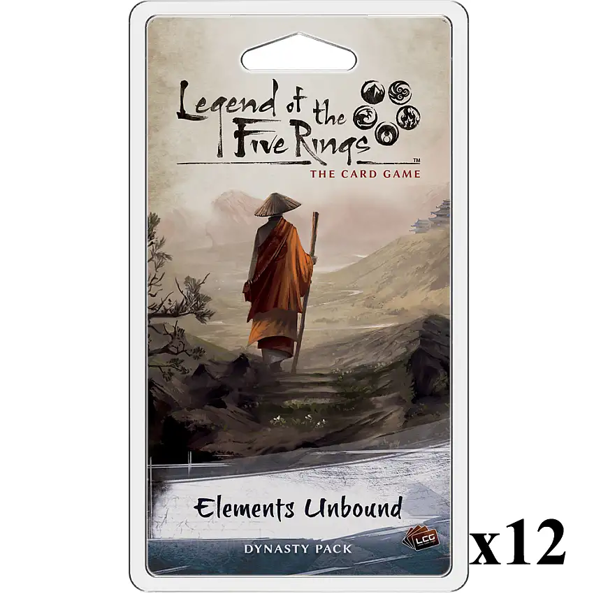 Legend of the Five Rings LCG: Elements Unbound Dynasty Pack CASE (12)