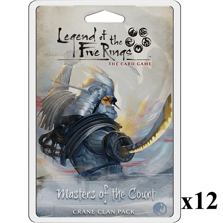Legend of the Five Rings LCG: Masters of the Court - Crane Clan Pack CASE (12)