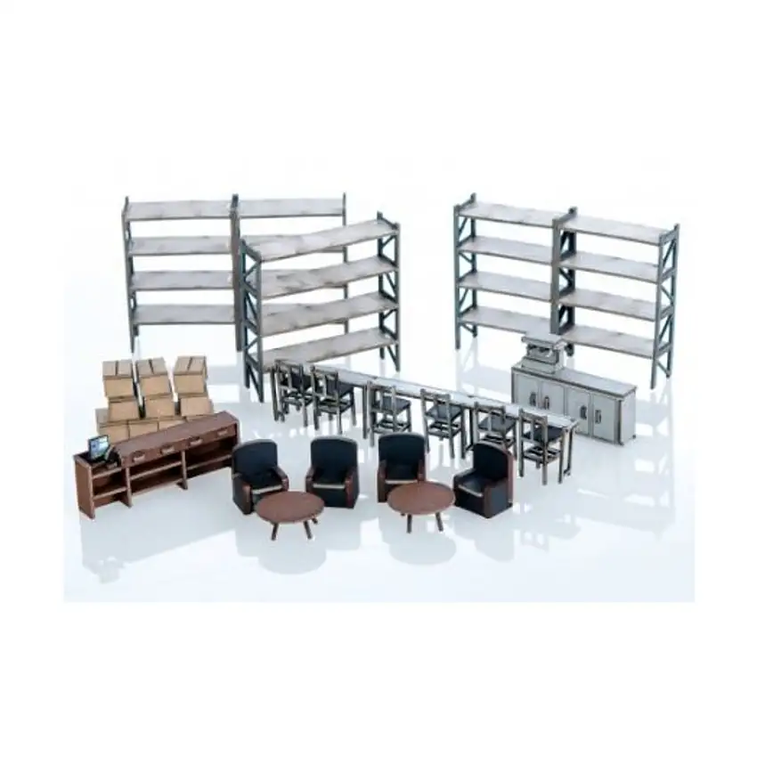 Shopping Mall - Coffee Store Collection (Pre-Painted)