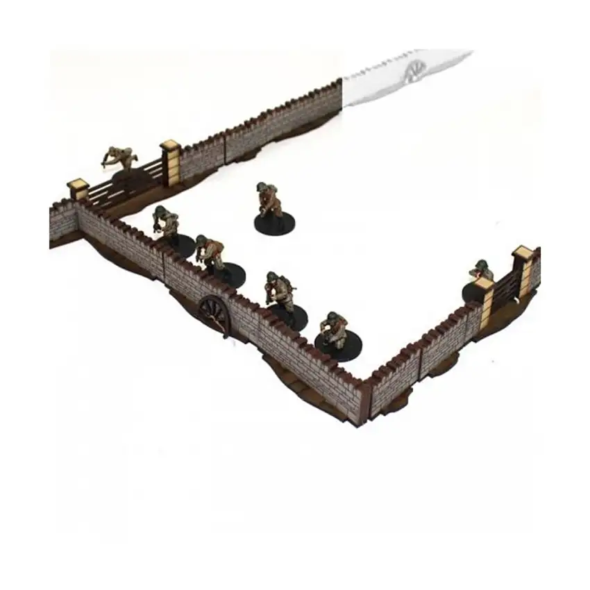 Stone Short & Gated Wall Sections (Pre-Painted)