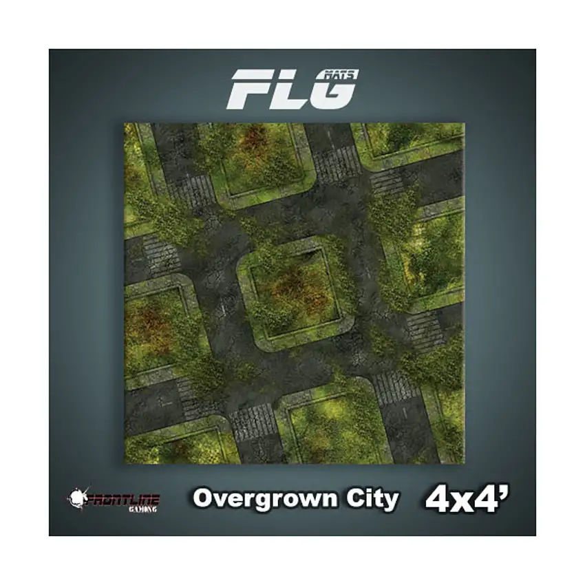 4' x 4' - Overgrown City