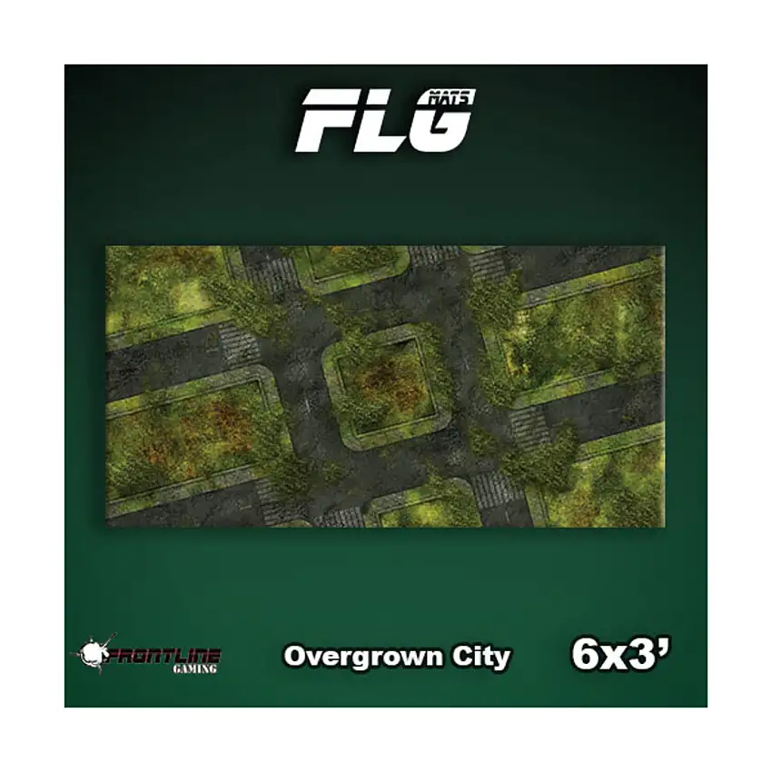 6' x 3' - Overgrown City