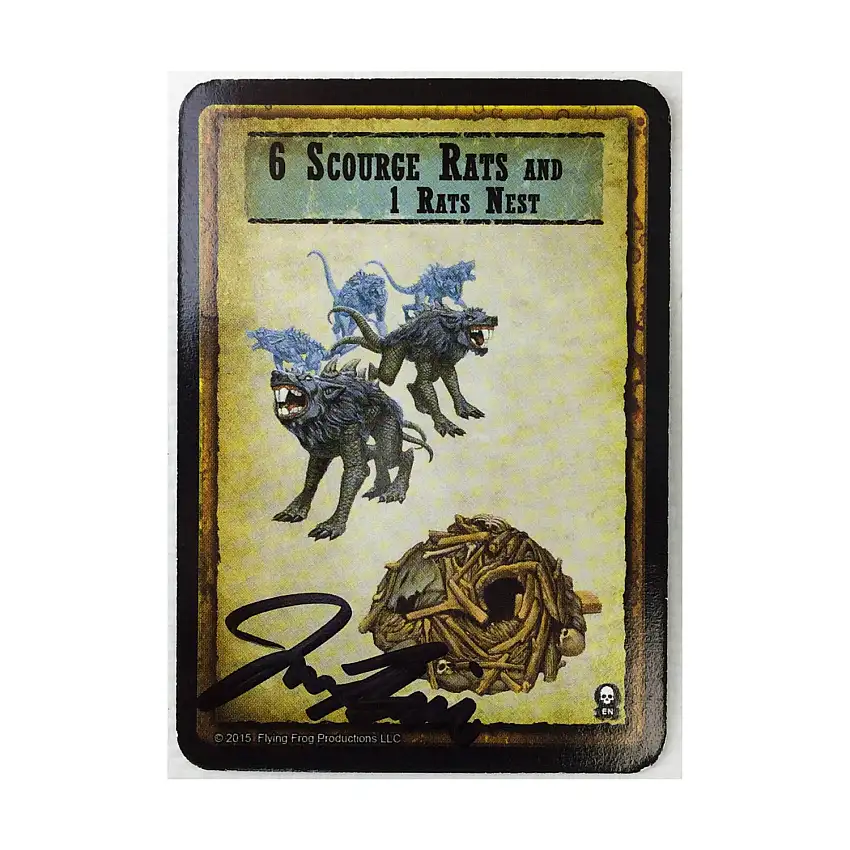 Scourge Rats (Signed by Designer)