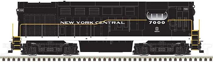 Atlas Model Railroad 10003526 HO Scale FM H16-44 - Standard DC - Master Silver(R) -- New York Central 7011 (black, white)
