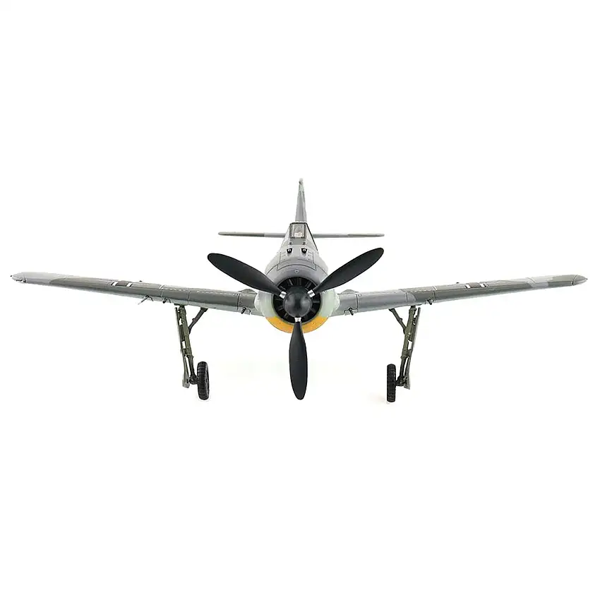 Focke-Wulf FW 190A-3 Fighter Aircraft "III/JG 2 Commander Hptm. Hans Hahn WWII" German Luftwaffe "Air Power Series" 1/48 Diecast Model by Hobby Master