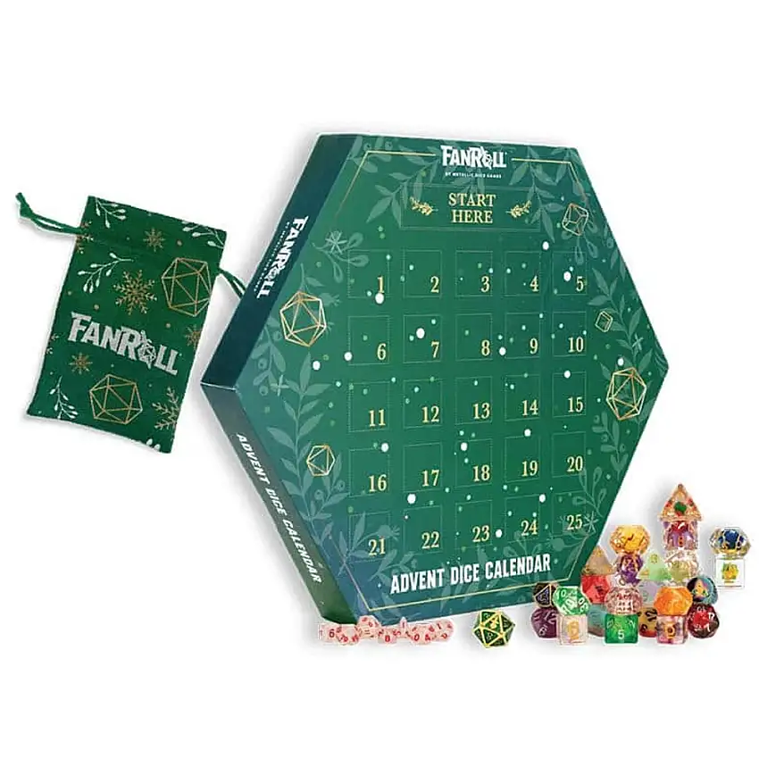Advent Dice Calendar: Holiday 2025 (New Arrival)