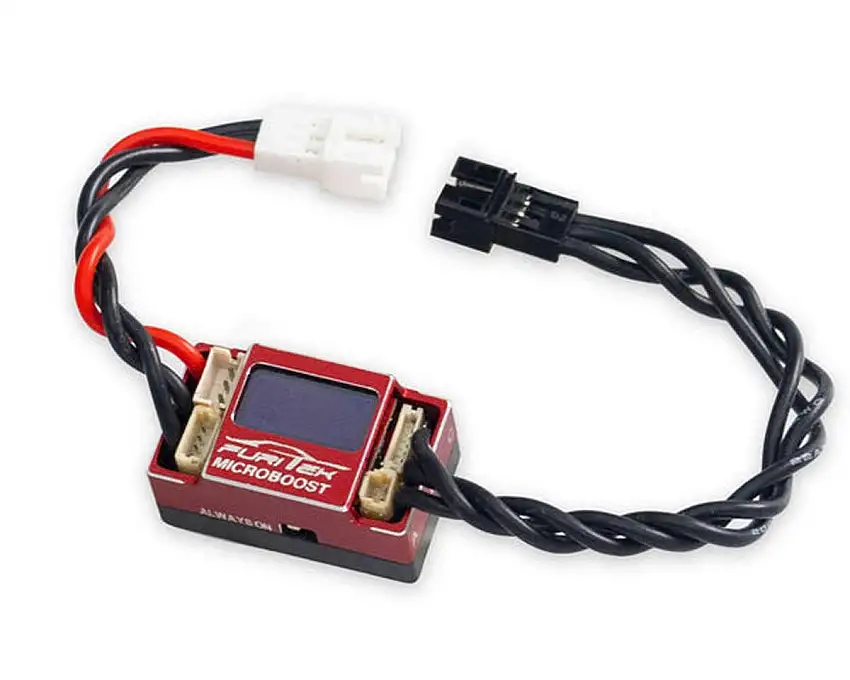 Furitek Microboost 2S 25A Brushless Sensored/Sensorless Micro Drift ESC w/Display (Red)