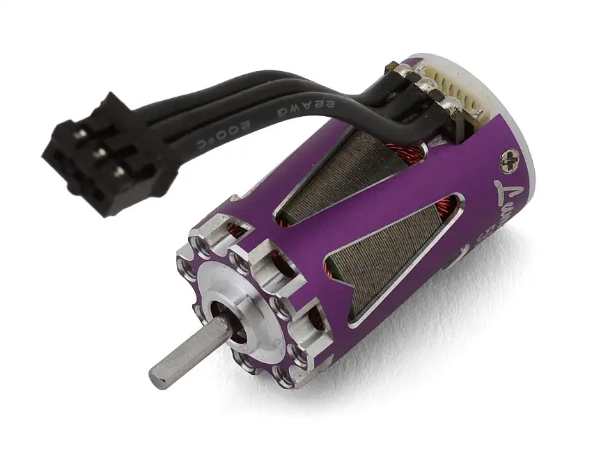 Furitek Lumapower Brushless Sensored Mini-Z Micro Drift Motor (5500kV) (Purple) w/LED Endplate