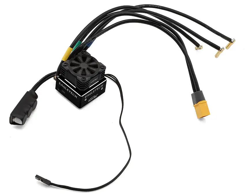 Furitek EagleTech 160A 1/10 Sensored Brushless ESC w/Cooling Fan (Black)