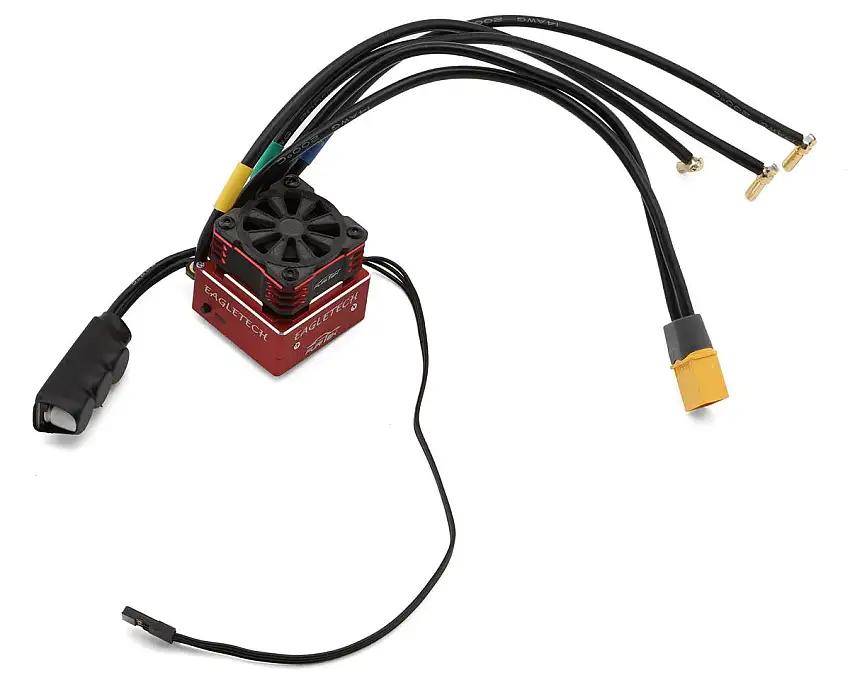 Furitek EagleTech 160A 1/10 Sensored Brushless ESC w/Cooling Fan (Red)