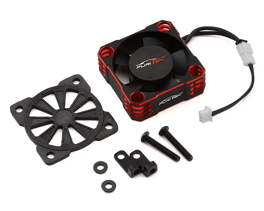 Furitek SlideTech ESC AeroSpin 30K Aluminum Cooling Fan Kit (Red)