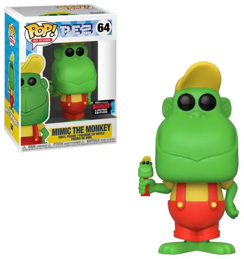 Funko PEZ POP! Ad Icons Mimic The Monkey Exclusive Vinyl Figure #64 [Green]