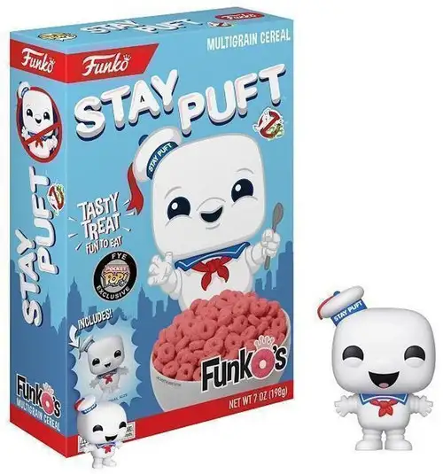 FunkO's Ghostbusters Stay Puft Exclusive 7 Ounce Breakfast Cereal