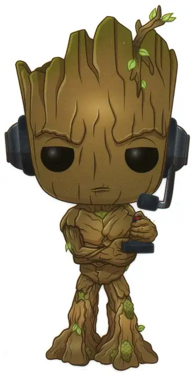 Funko Marvel Groot Exclusive Sticker [Gamer]