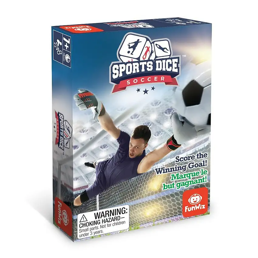 Sports Dice: Soccer (Bilingual)