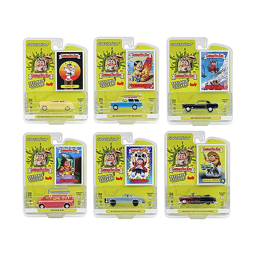 "Garbage Pail Kids" Set of 6 pieces Series 7 1/64 Diecast Models by Greenlight