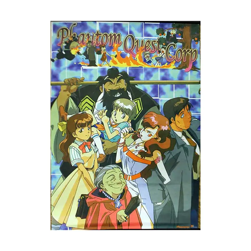 Phantom Quest Corp - Main Characters Wall Scroll