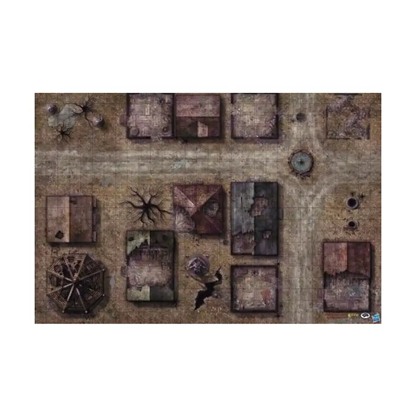30" x 20" Vinyl Game Mat - Abandoned Hamlet