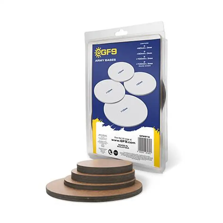 Round Bases - Assorted Sizes Pack