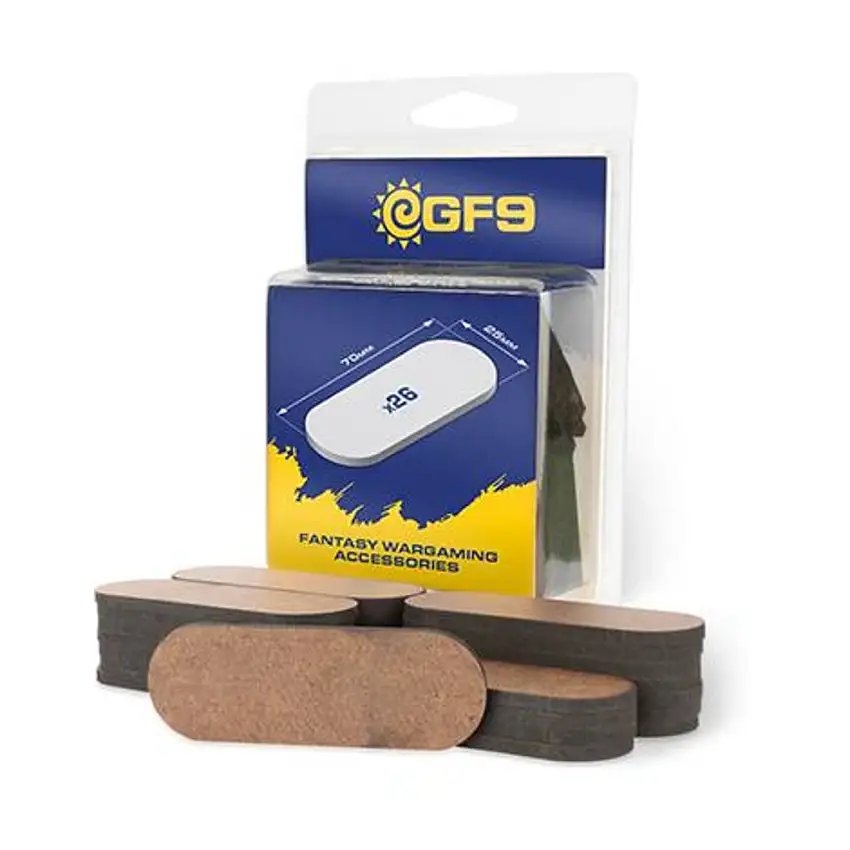 Pill Bases - 70x25mm