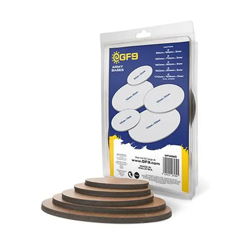 Oval Bases - Assorted Sizes Pack