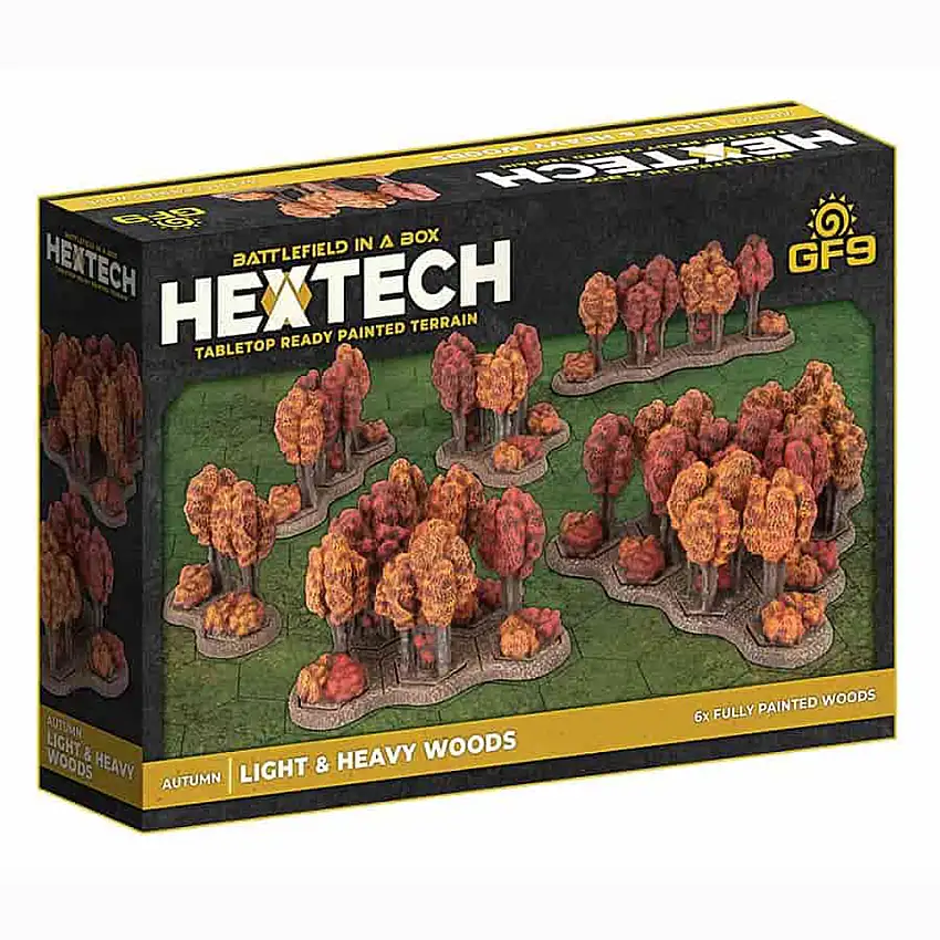 Battlefield in a Box: HexTech - Autumn Woods - Light & Heavy (6)