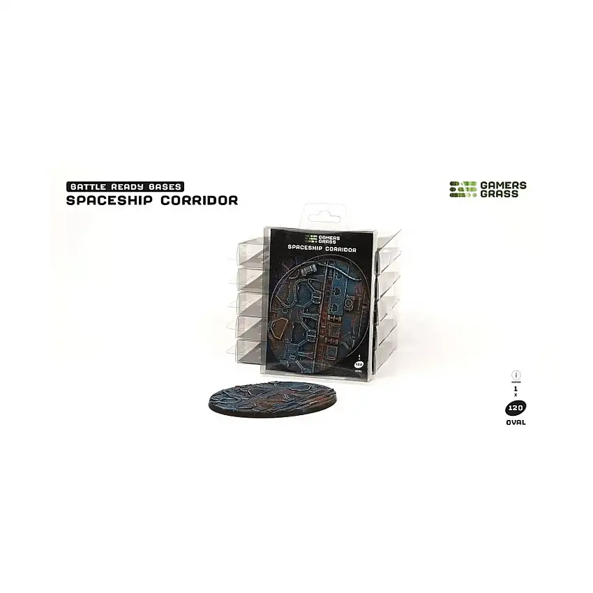 Spaceship Corridor Base - Oval 120mm