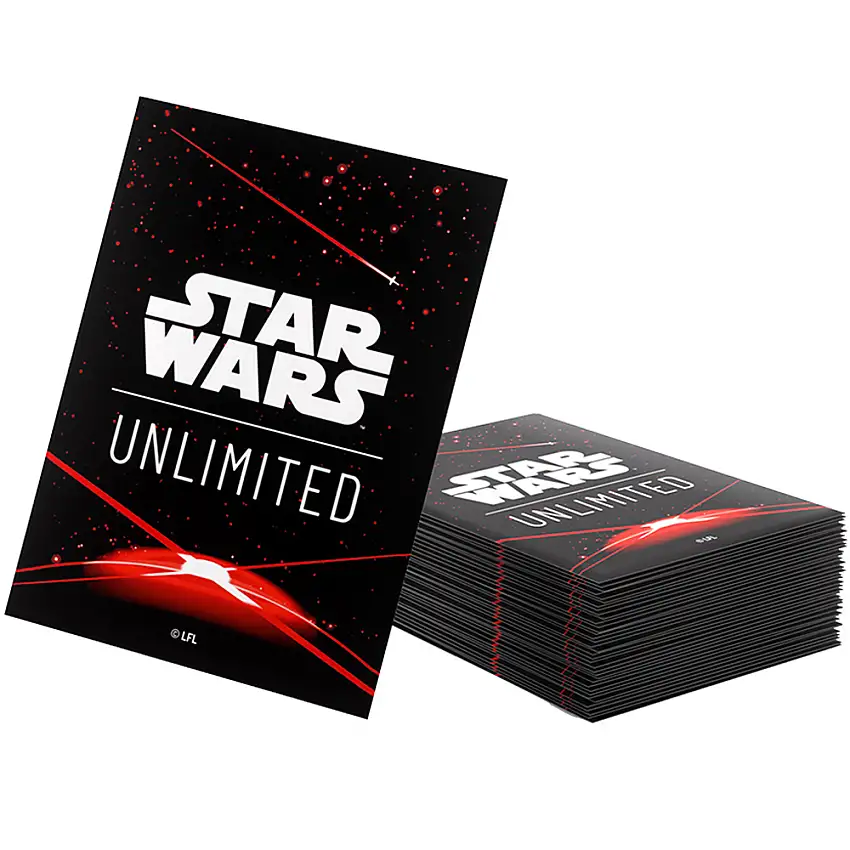 Star Wars Unlimited Sleeves: Card Back Red (New Arrival)