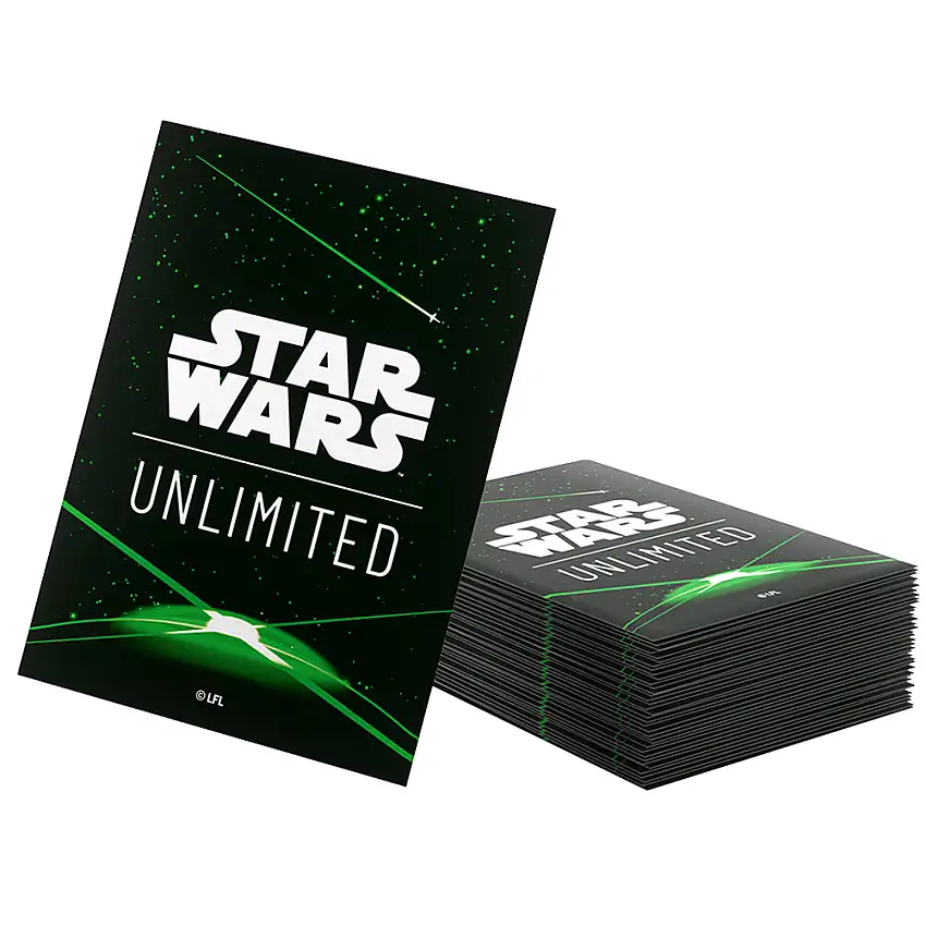 Star Wars Unlimited Sleeves: Card Back Green (New Arrival)