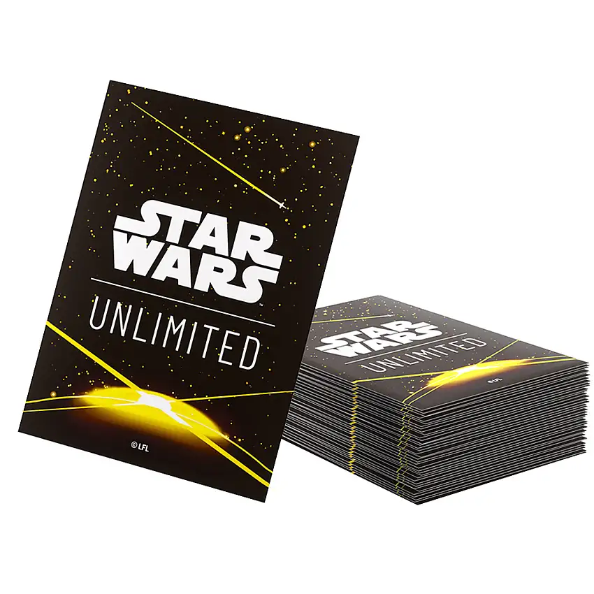 Star Wars Unlimited Sleeves: Card Back Yellow (New Arrival)