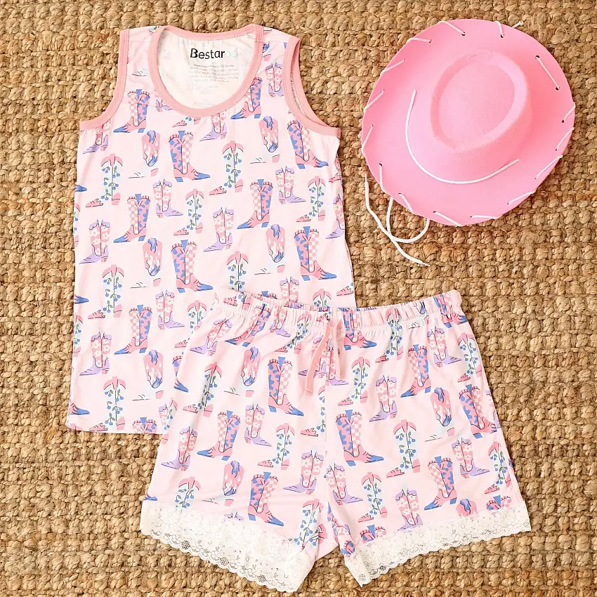 Giddy Up Mom Shorts Set