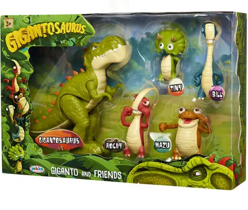 Gigantosaurus Rocky, Bill, Tiny, Mazu & Giganto Mini Figure 5-Pack [Damaged Package]
