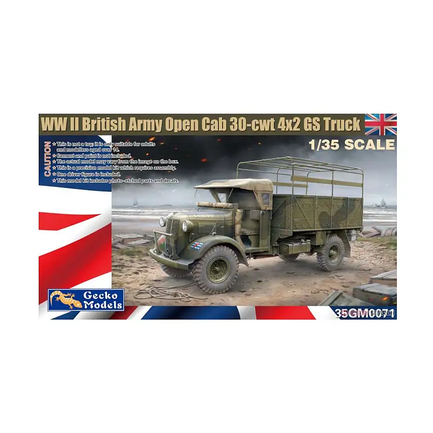 WWII British Army Open Cab 30-cwt 4x2 GS Truck