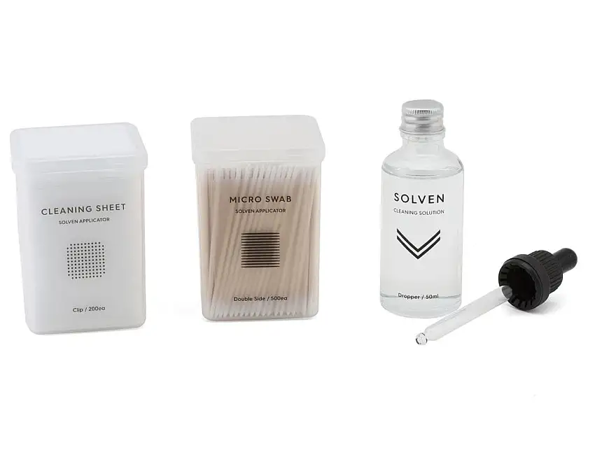"GUNPRIMER" SOLVEN™ All-in-One Panel Line Cleaning Solution Set w/Cleaning Sheets & Micro Swabs