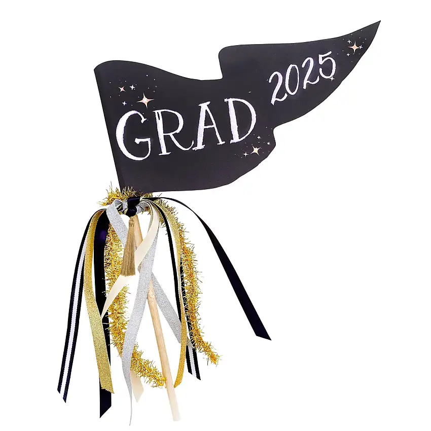 Grad 2025 Graduation Party Pennant