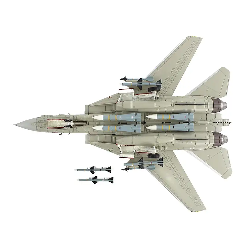Grumman F-14A Tomcat Fighter Aircraft "Bandit Rogue Nation" United States Navy "Air Power Series" 1/72 Diecast Model by Hobby Master