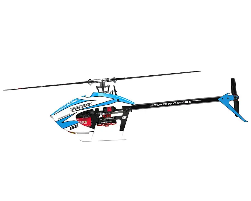 GooSky S2 Max BNF Micro Electric Helicopter (Blue)