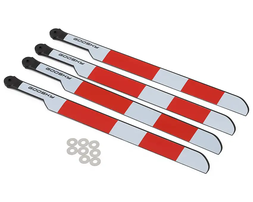 GooSky E2 UH-1Y Main Rotor Set (4) (Rescue Edition)