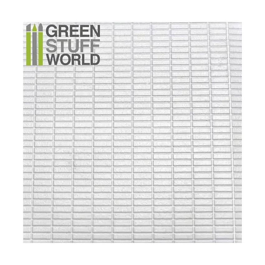 ABS Rectangular Brick/Tile Sheet - Medium