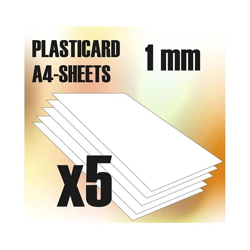 ABS Plain A4 Sheets - 1mm