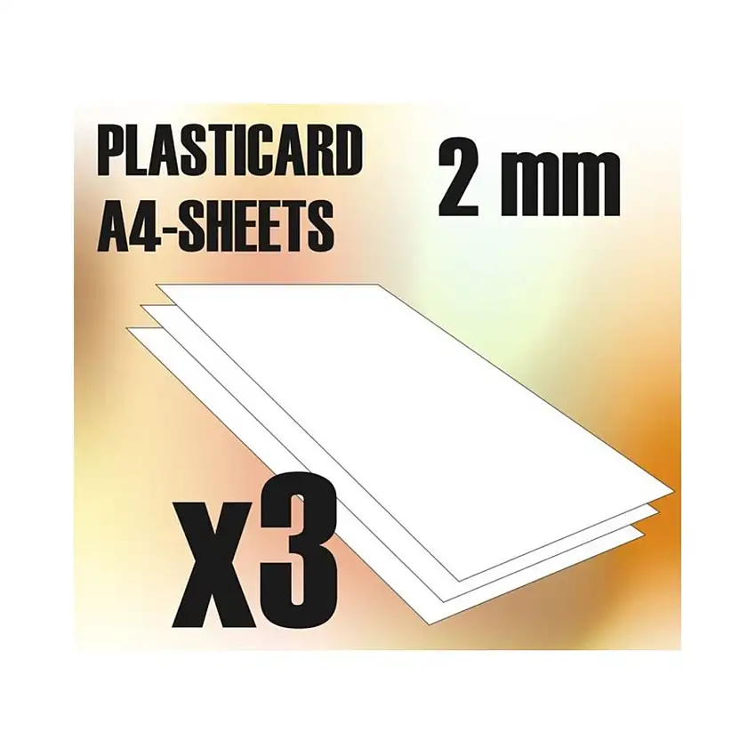 ABS Plain A4 Sheets - 2mm