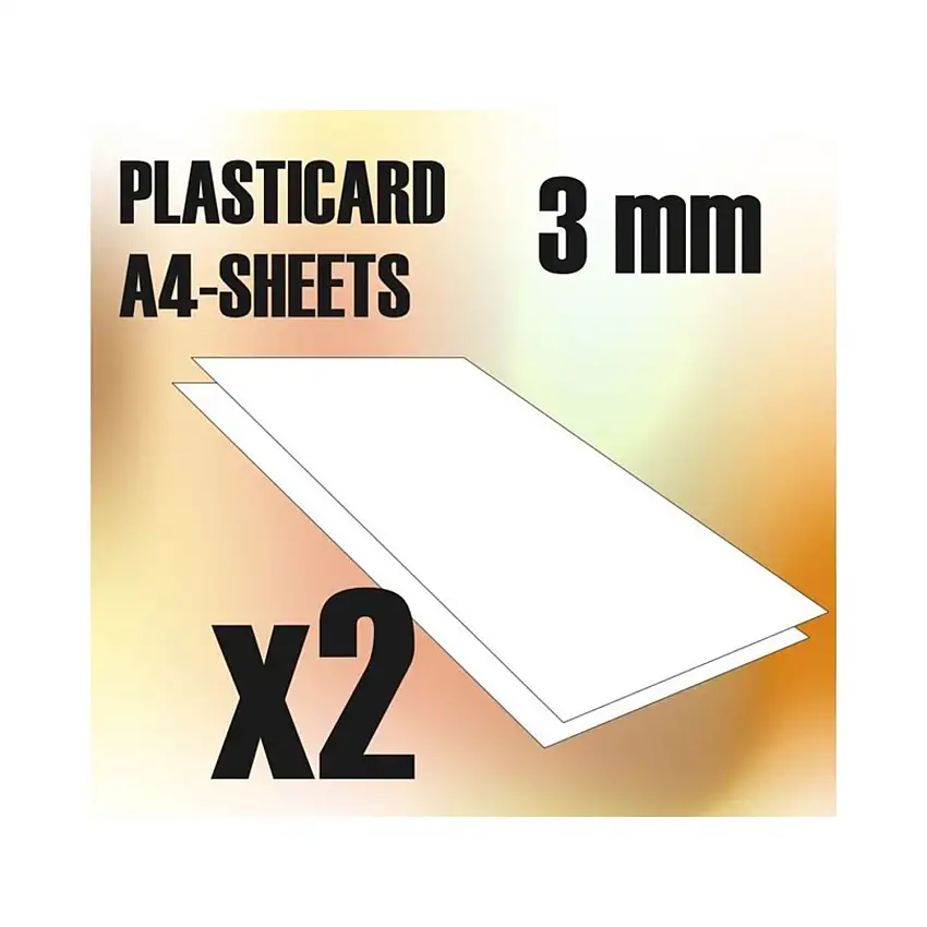 ABS Plain A4 Sheets - 3mm