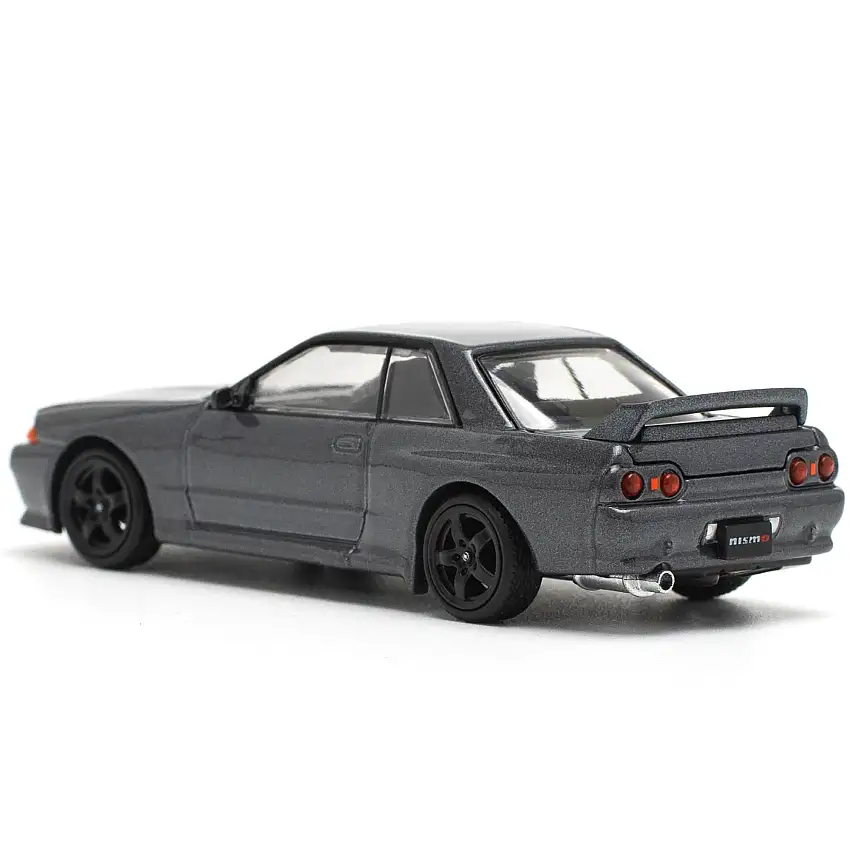 GTR R32 RHD (Right Hand Drive) Gun Gray Metallic 1/64 Diecast Model Car by Pop Race