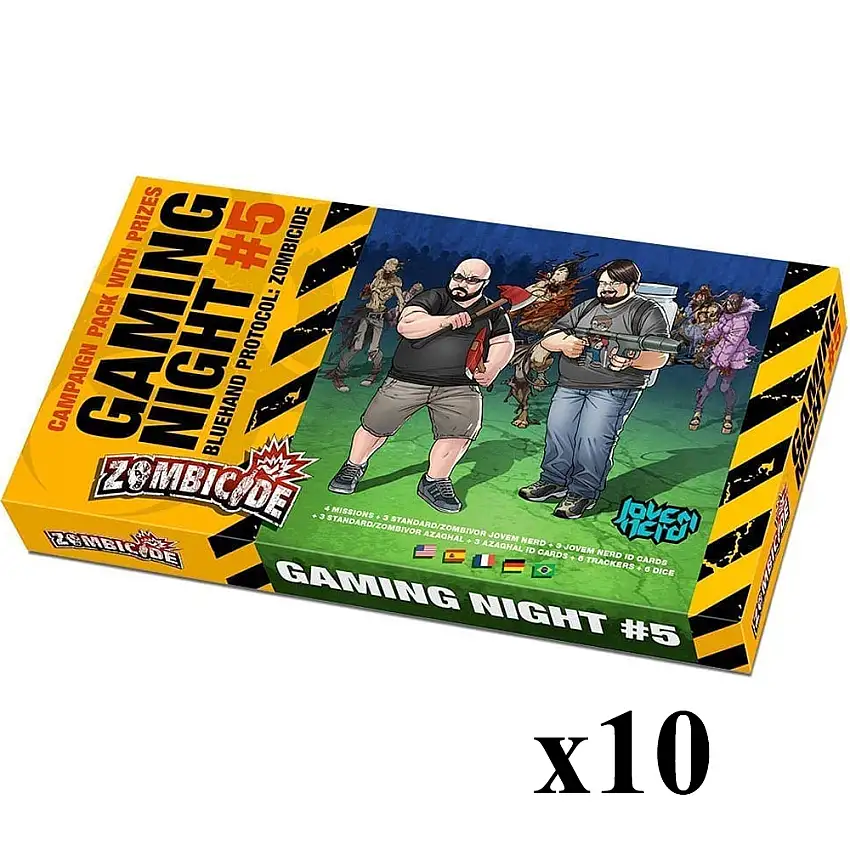 Zombicide: Gaming Night Kit #5 - Bluehand Protocol: Zombicide CASE (10)