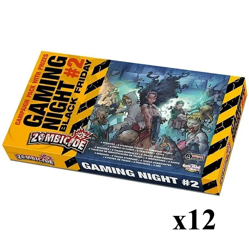 Zombicide: Gaming Night #2 - Black Friday CASE (12)