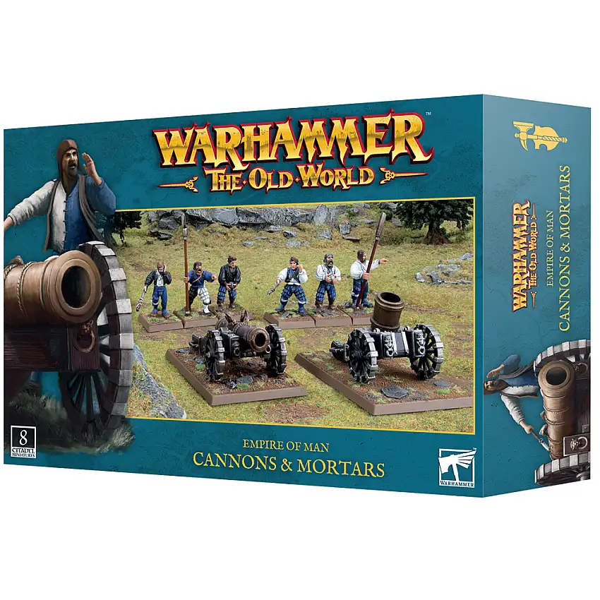 Warhammer Old World: Empire of Man - Cannons & Mortars