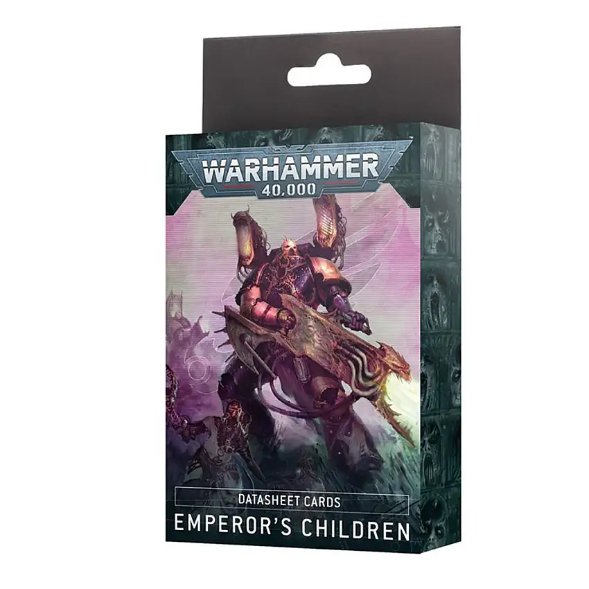 Warhammer 40K: Datasheet Cards - Emperor's Children