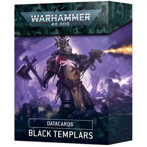 Warhammer 40K: Datacards - Black Templars (Last Chance)