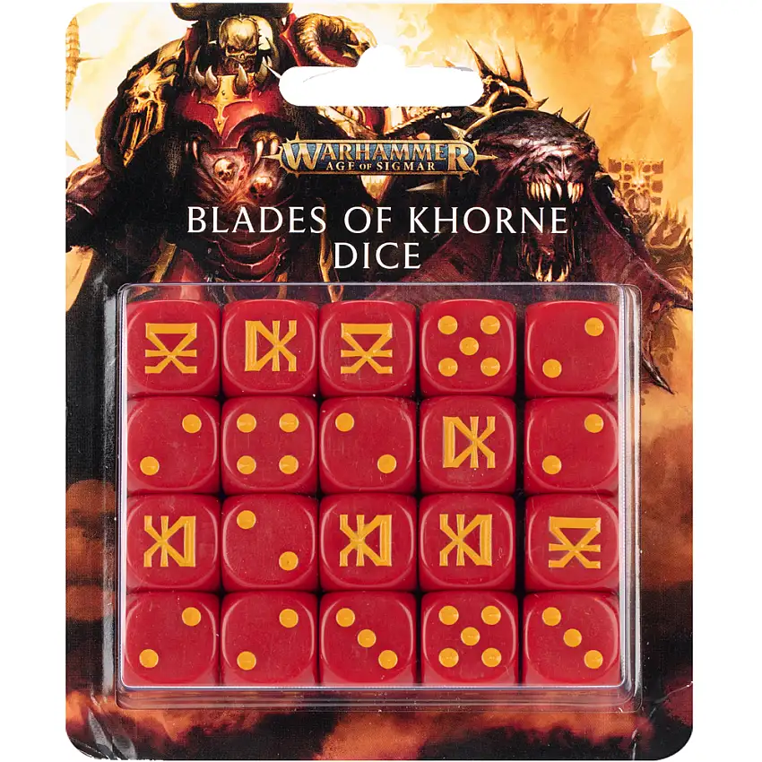 Warhammer Age of Sigmar: Blades of Khorne Dice (20) (Last Chance)