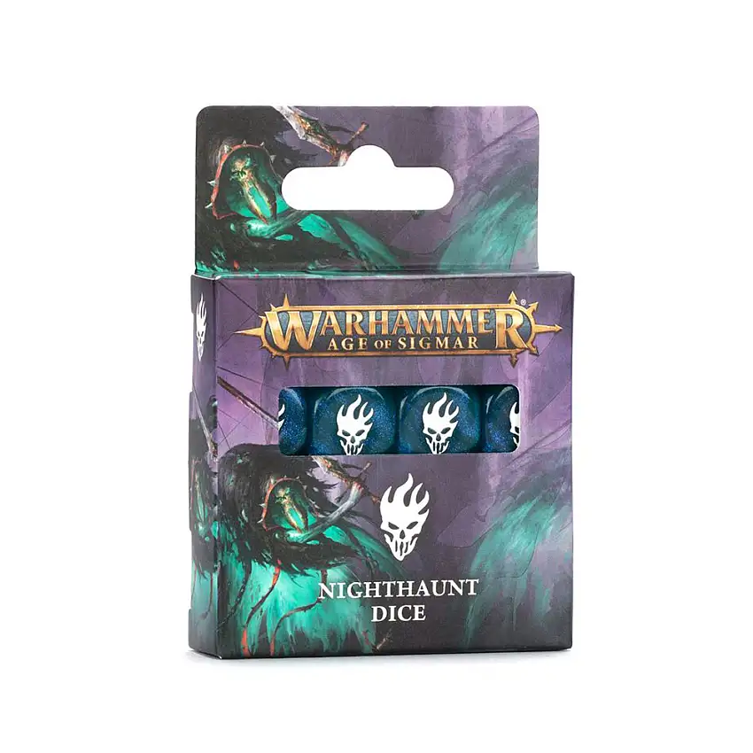 Warhammer Age of Sigmar: Dice Set - Nighthaunt (16) (New Arrival)
